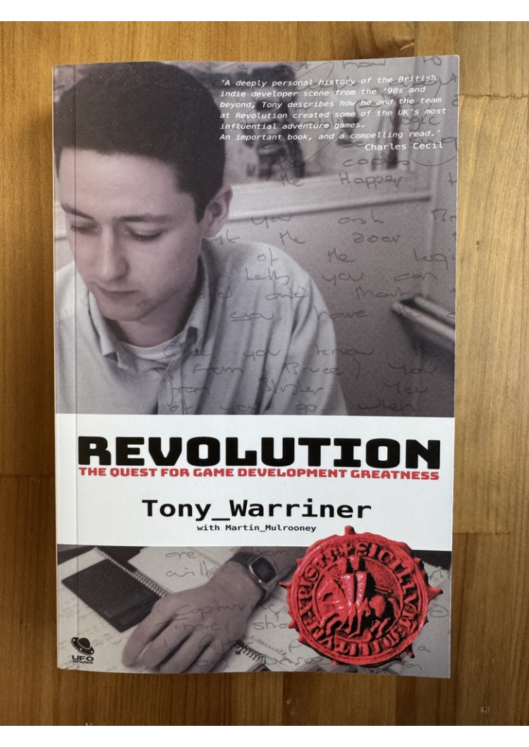Revolution: The Quest For Game Development Greatness (signed paperback book)